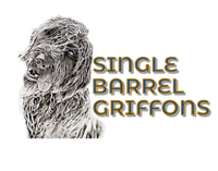SIngle Barrel Griffon logo a print photo of are femail Tegan and name of our Website